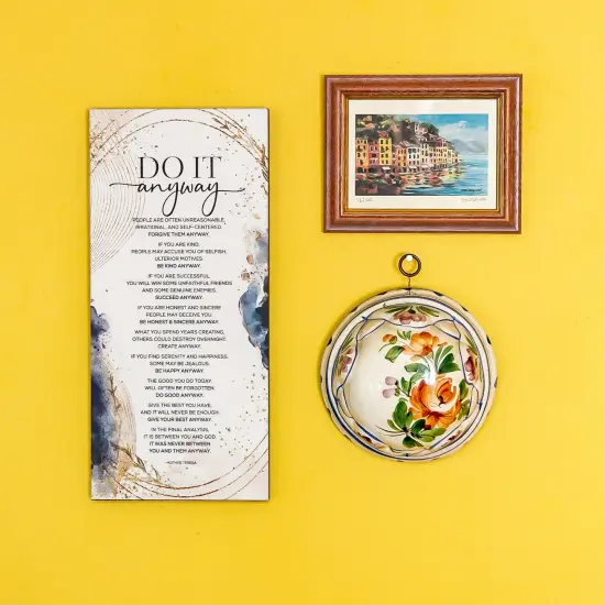 Dexsa Do It Anyway Wood Plaque 5.5 inches x 12 inches {2}