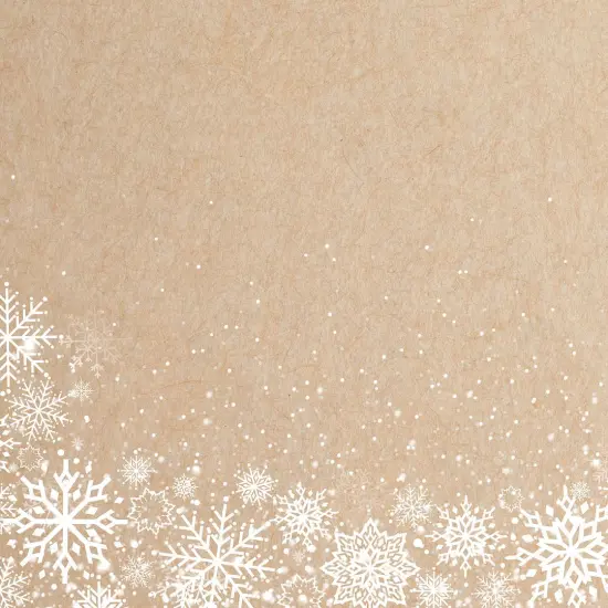 Great Papers! White Snowflakes Holiday Letterhead, Invitations and Announcements, Printer Friendly, 8.5"x11", 80 Pack {2}