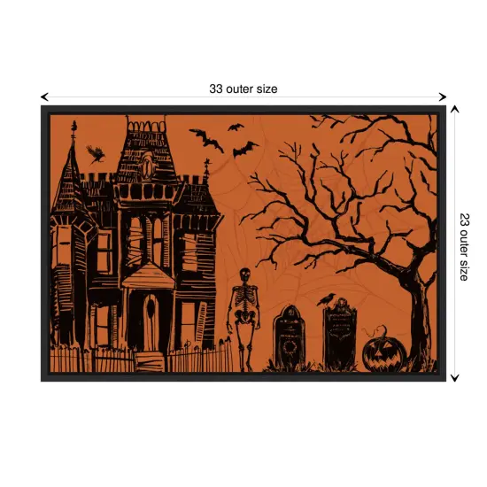 Haunted House I by Anne Tavoletti Canvas Art Framed {3}