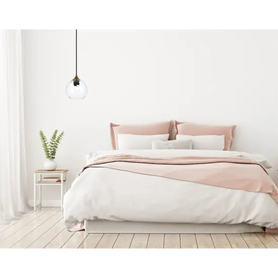 Cashel 6 inch brass pendant {2}