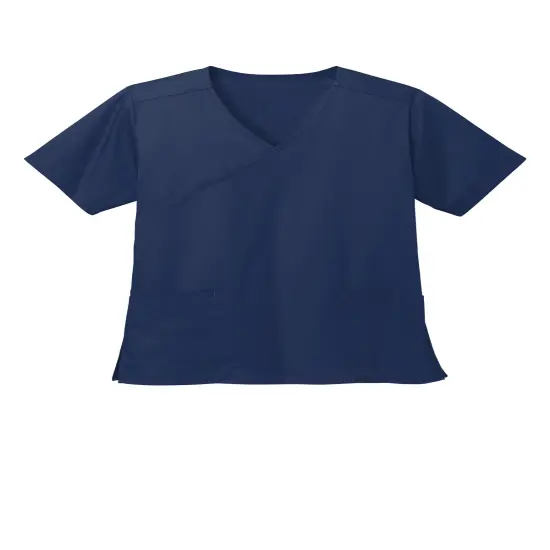 Wink&reg; Women&rsquo;s WorkFlex Mock Wrap Top - WW4760 Navy {9}