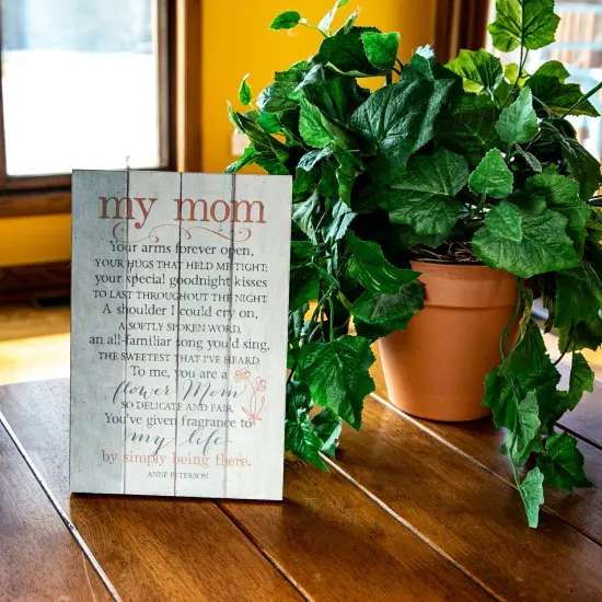 Dexsa My Mom Your Arms&hellip;New Horizons Wood Plaque with Easel {2}