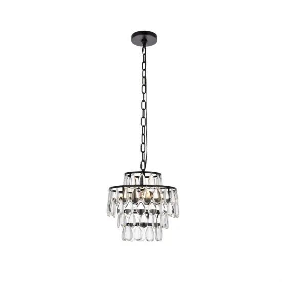 Mila 12 inch pendant in black {1}