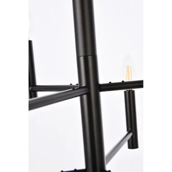 Carmella 6 lights pendant in black {6}