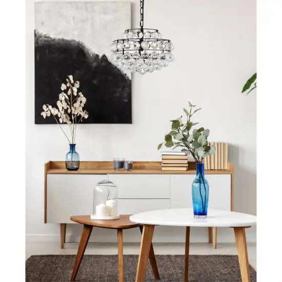 Savannah 14 inch pendant in black {2}