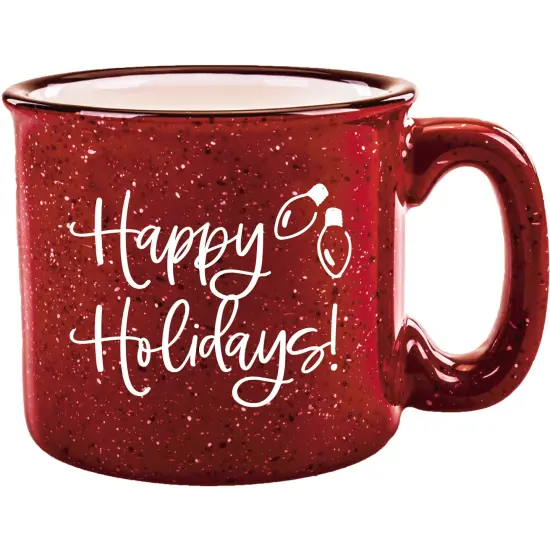 Dexsa Happy Holidays! 15oz Ceramic Designer Campfire Mug {1}