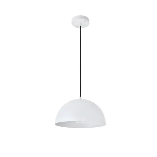 Forte 1 light White Pendant {5}