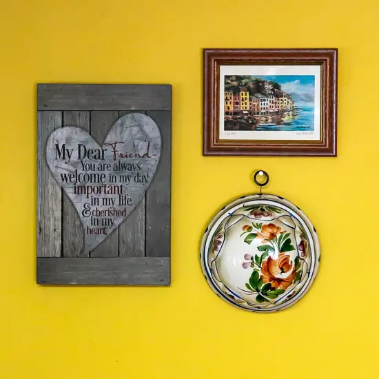 Dexsa My Dear Friend...New Horizons Wood Plaque {4}