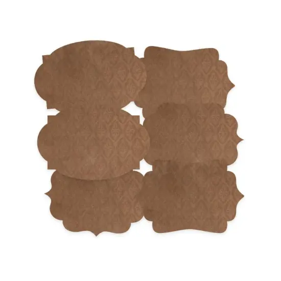 Coffee Break Double-Sided Cardstock Tags 6/Pkg-#04 {4}