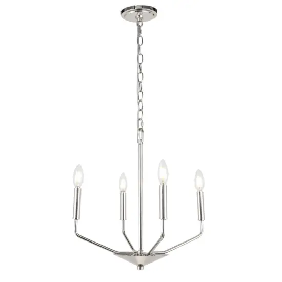 Enzo 4 light Chrome pendant {1}