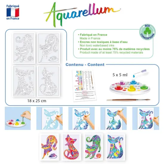 Sentosphere Aquarellum Junior - Cats {4}