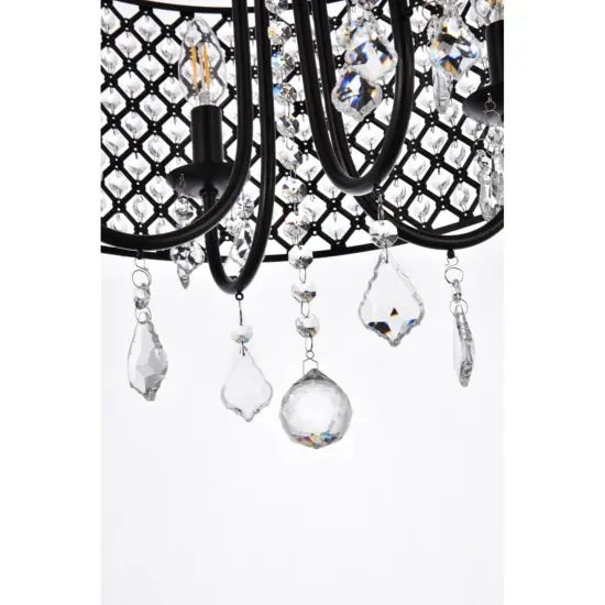 Elise 17 inch pendant in black {4}