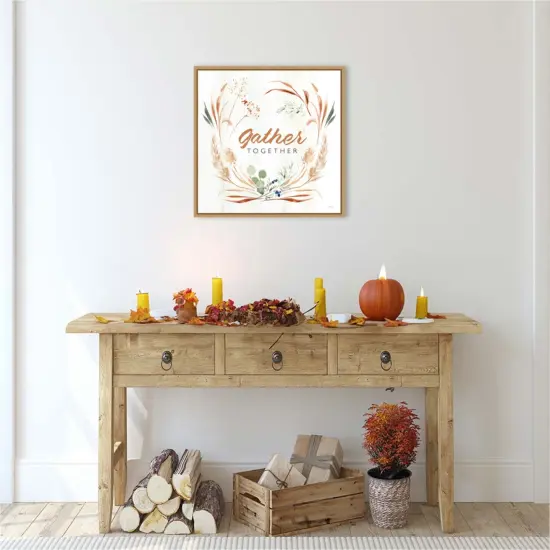 Autumn Ramble V Together by Katrina Pete Canvas Art Framed {5}