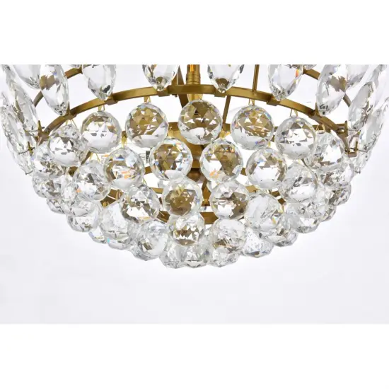 Emilia 18 inch pendant in brass {4}