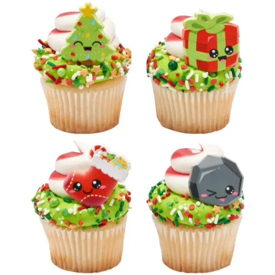 Christmas Cuties Cupcake Rings, 12ct {2}
