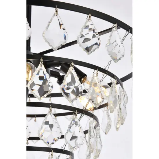 Ella 20 inch pendant in black {5}