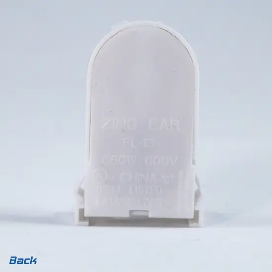 Satco T8 and T12 FL13 Rotary Locking Replacement Snap Wing Mounting White {6}