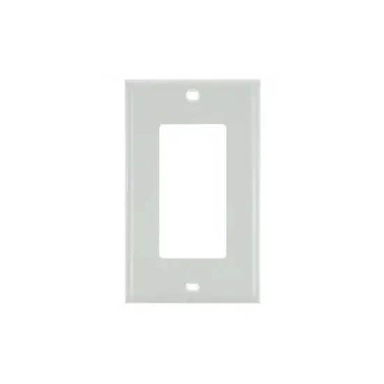 SUNLITE 1 Gang Decorative Plate White Color E301W {1}