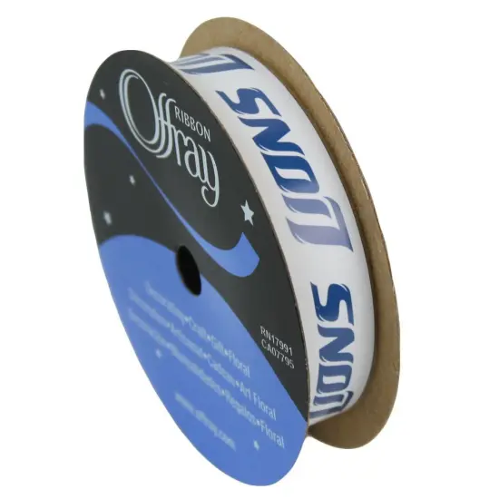 Lions Printed Ribbon 5/8-inch Width, 9 Foot Spool {1}