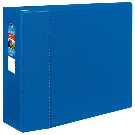 Avery Heavy-Duty 3 Ring Binder, 4" One Touch EZD Rings, 4.5" Spine, 1 Blue Binder (79884) {1}