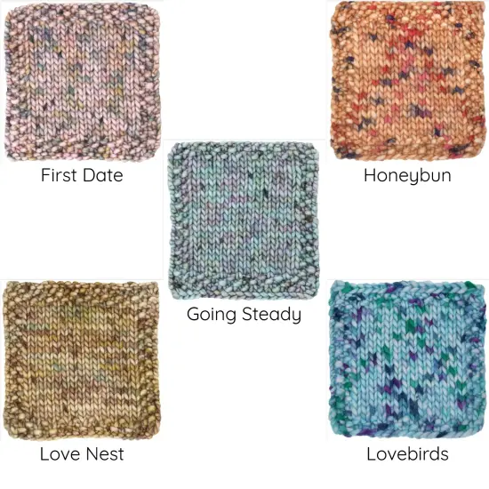 DIY Winter Hat Crochet Kit. Includes Bulky Superfine Merino Wool Yarn, Printed Pattern, Pom-Pom, Rim Tag. Soft, Cozy, Great for Gifts Love Nest {5}