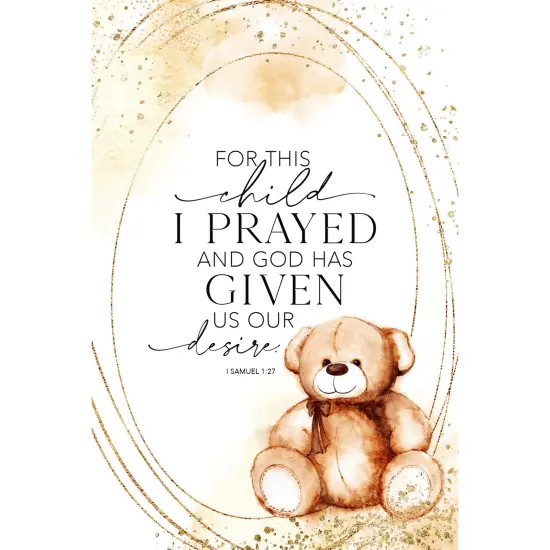 Dexsa For This Child Wood Plaque with Easel and Hanger 6 inches x 9 inches {1}