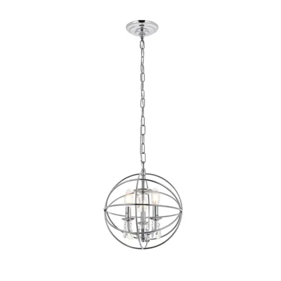 Wallace 3 light Chrome Pendant {4}
