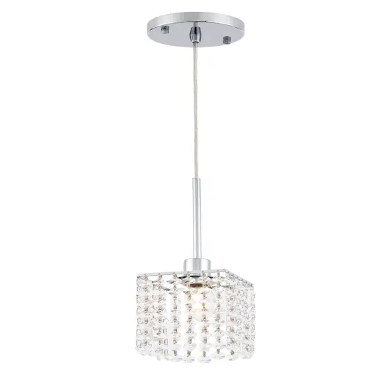 Taylor 1 light Chrome Pendant {6}