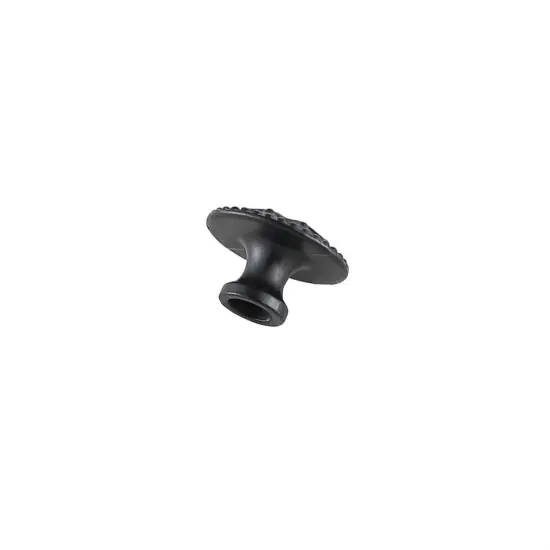 Corio 0.9" Diameter Matte Black Mushroom Knob Multipack (Set of 10) {5}