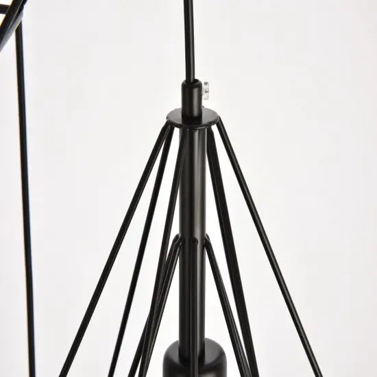 Jago Collection Pendant D18.1 H24.3 Lt:3 Black Finish {6}