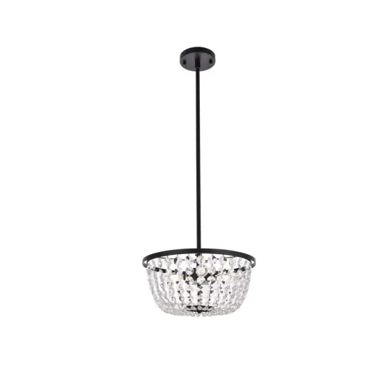 Gianna 13 inch pendant in black {1}