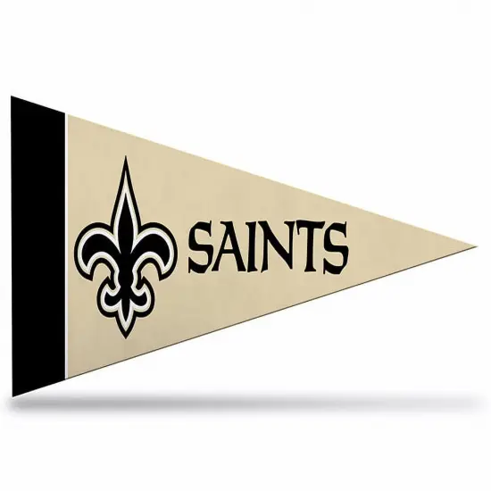 8 Pack Saints Mini Pennants, 4" x 9" - Licensed By Rico {1}