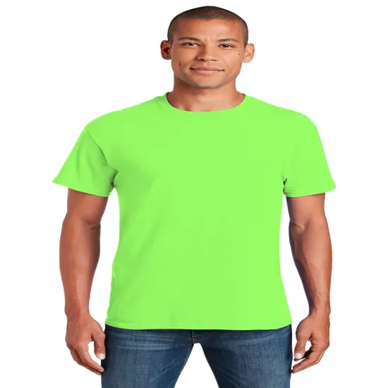 Gildan&reg; Heavy Cotton Crewneck Short Sleeve T-Shirt Neon green {1}
