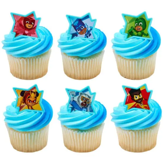 PJ Masks Calling All Heroes! Cupcake Rings, 12ct {2}