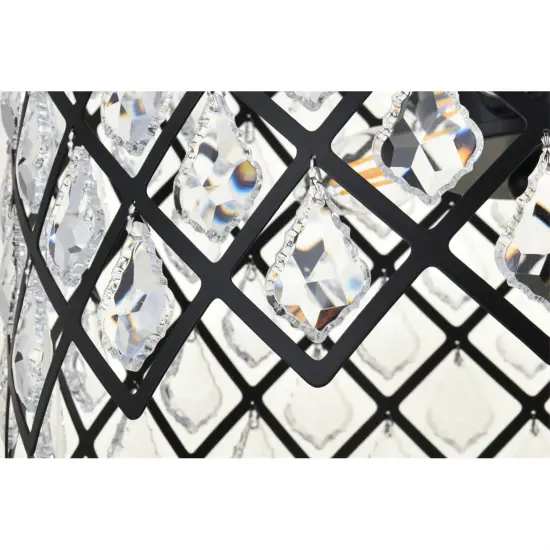 Lyla 13 inch flush mount in black {6}