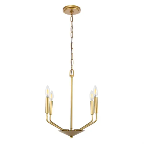 Enzo 4 light Brass pendant {5}