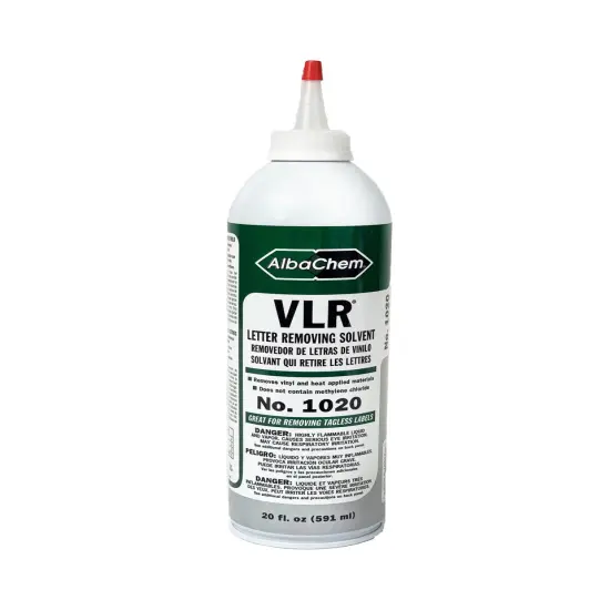 AlbaChem&reg; VLR Vinyl Letter Removing Solvent (Pack of 2) {1}