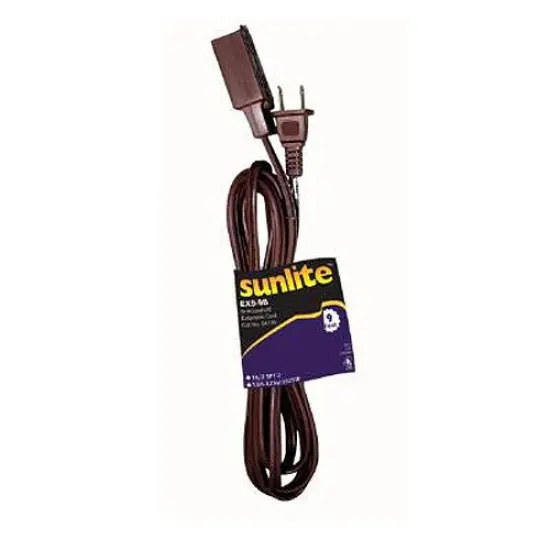 SUNLITE 12 Ft. Brown Extension Cord with 3 Outlets {1}