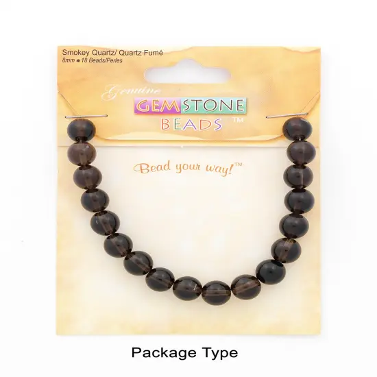 Smoky Quartz Natiral Gemstone Beads Collection Value Pack {2}