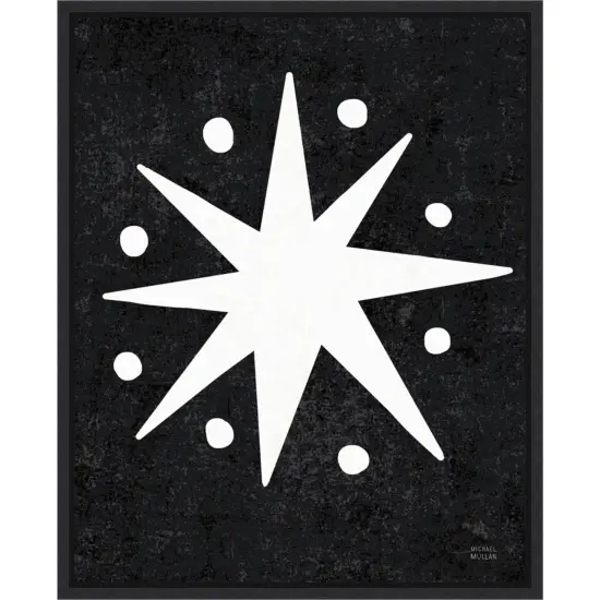 Christmas Whimsy Star by Michael Mullan Canvas Art Framed {1}