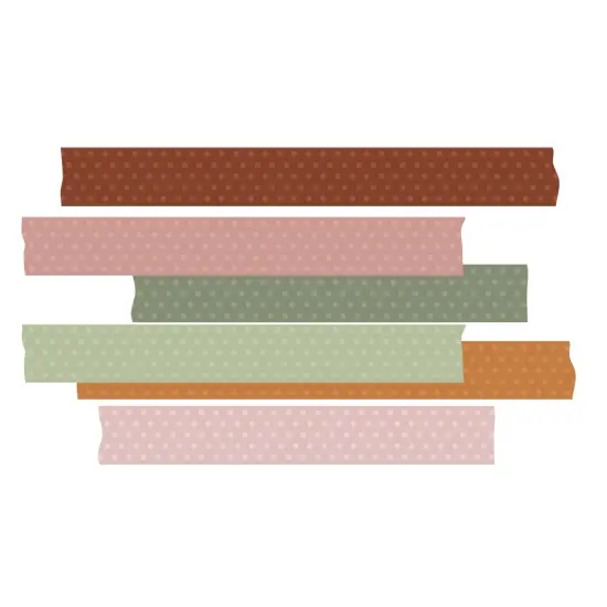 Simple Stories Color Vibe Washi Tape 6/Pkg-Boho {2}