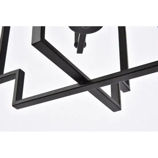 Rosenfeld 4 lights pendant in black {6}