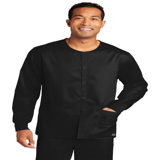 Jackets and Lab Coats for Ultimate Comfort and Style-with our stylish scrub apparel and clinical uniforms | Redefine nursing scrubs and embrace lab coat fashion for a blend of comfort and trendsetting elegance | RADYAN&reg; Navy {4}