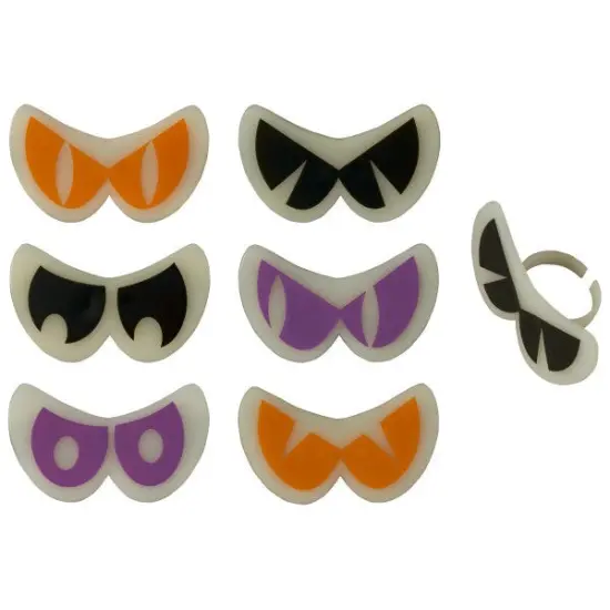 Scary Glow Eyes Cupcake Rings, 12ct {2}