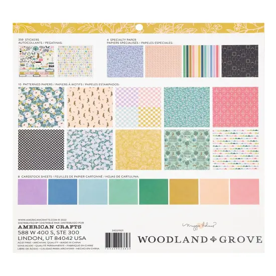 Maggie Holmes Woodland Grove Project Pad 12"X12"-381 Pieces {2}