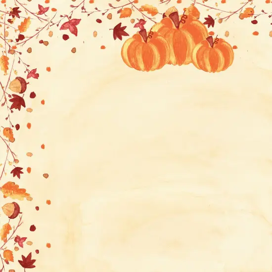 Great Papers! Painted Pumpkin Letterhead for Invitations, Announcements and Messages, Printer Friendly 8.5" x 11", 80 PK {2}