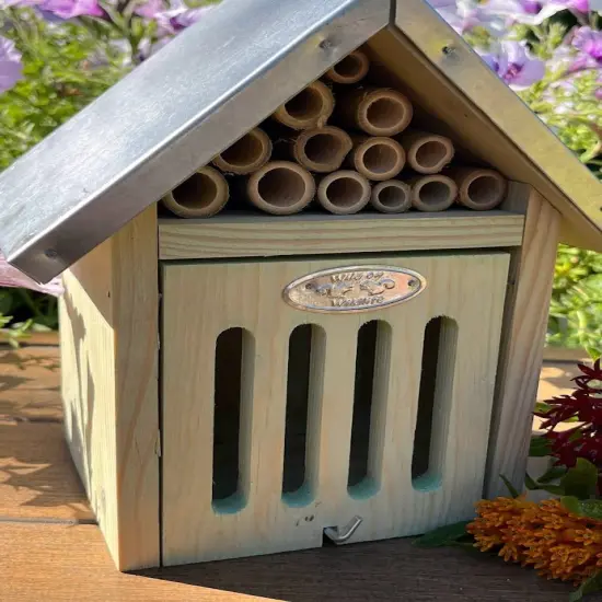 Luxe Natural Pollinator & Ladybug House - Tin Roof {5}