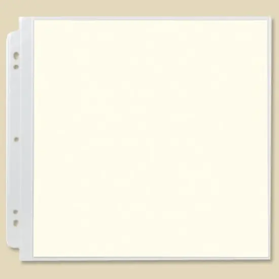 Gallery Leather Yarmouth 12 x 12 Scrapbook, Hold Keepsakes and Memories, Bonded Leather, Post-Bound, 20 pages, - 12.75" x 14.5" Refill item# 13299 {1}