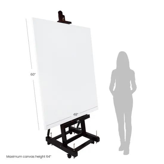 SoHo Urban Artist Pro Easel - Professional H-Frame Easel for Artists, Large Works of Art up to 64", Functionality, Easy to Move {6}