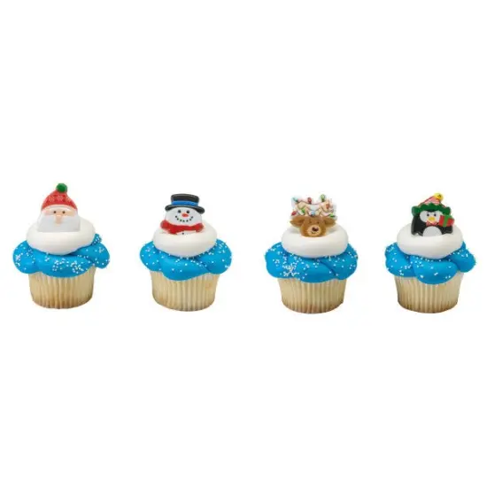 Holiday Icon Cupcake Rings, 12ct {1}